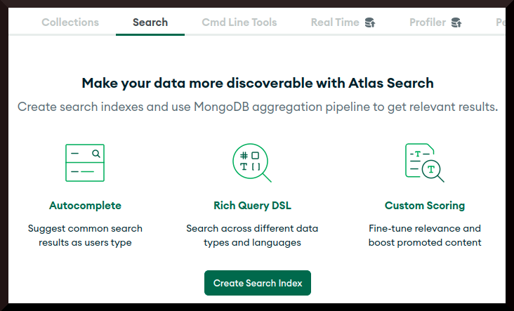 Atlas Search - Create Index